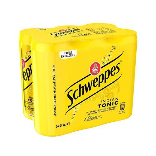 Schweppes Indian tonic à l extrait d écorces de quinquina