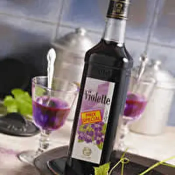 Cocktail fleur de violette