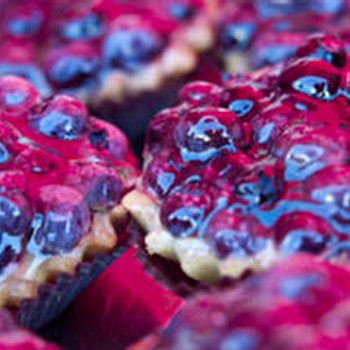 Cupcake myrtille violette