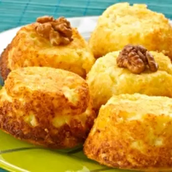 Muffins à l'Ossau Iraty et aux noix