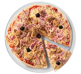 Pizza jambon champignons - 7,95€ 