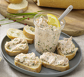 Rillettes de saumon fumé - 5,50€