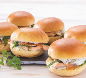 Mini burgers duo nordiques - 7.50€ les 4