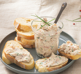 Rillettes aux 2 jambons - 15.95€ le kg