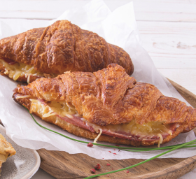 Croissants jambon et emmental - 5.20€