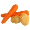 Pommes de terre, carottes