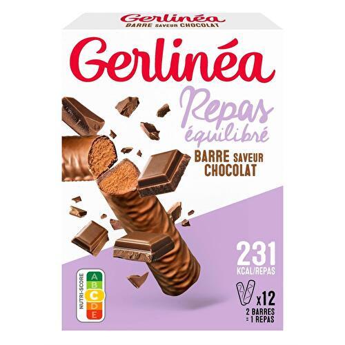 Gerlinéa - Barres substitut de repas au chocolat noir x6