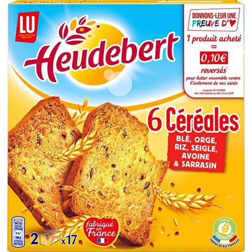 Heudebert Biscottes Complètes - 300 g