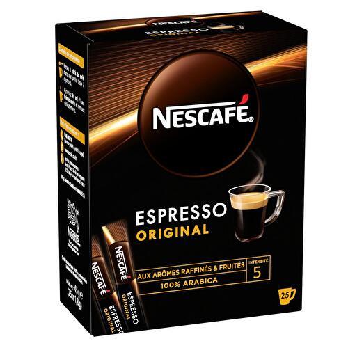 Nescafé - Café espresso original sticks x25 - Supermarchés Match