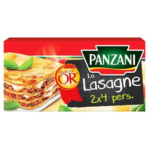 Plat cuisiné lasagnes bolognaise PANZANI