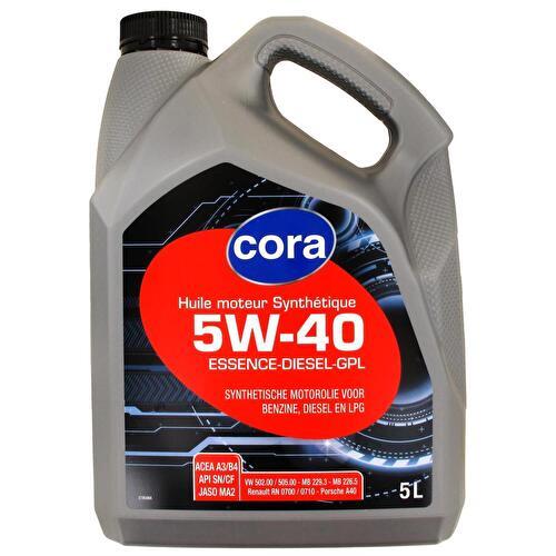 Cora - Huile moteur: Essence Diesel GPL 5W40 - Supermarchés Match