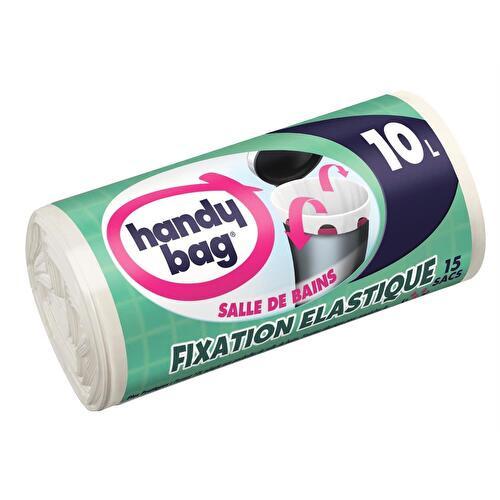 Handy bag - Sacs poubelle salle de bain fixation élastique 10L -  Supermarchés Match