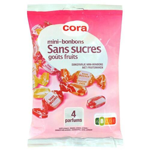 Cora - Mini bonbons sans sucres arômes fruits - Supermarchés Match