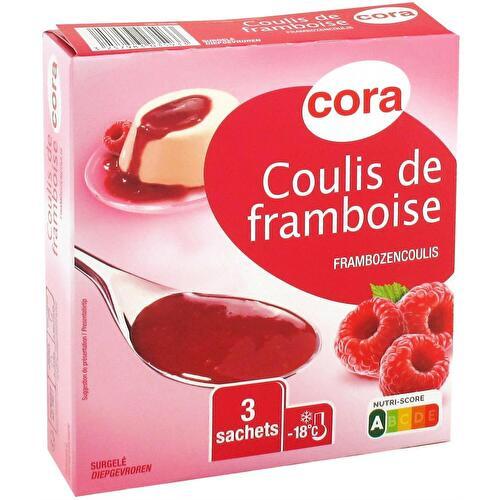 Cora - Coulis de framboise x3 - Supermarchés Match