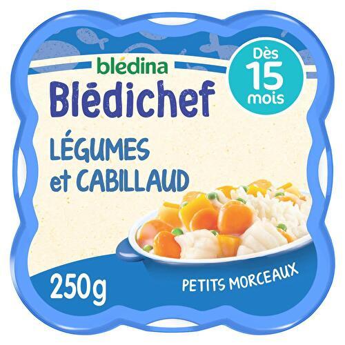Blédina - Blédichef - Mijoté de légumes fondants & cabillaud dès