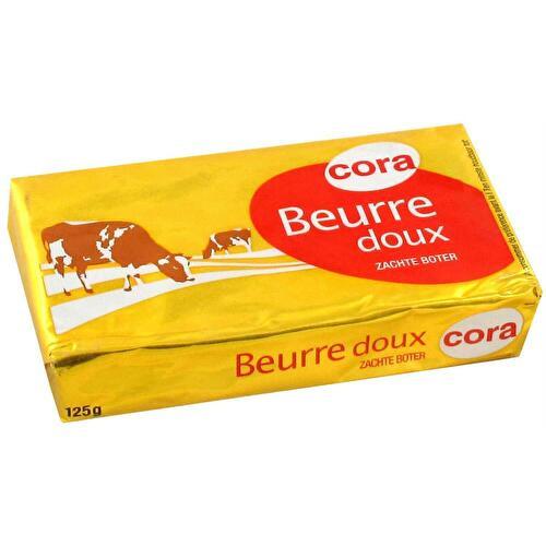 Cora beurre doux beurrier 250g