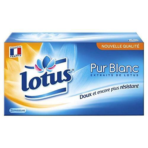 Lotus Boite mouchoirs Classic+ Pur Blanc - Lotus