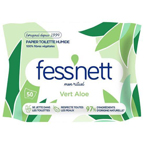 Fess'nett Papier Toilette Humidifié Sensitive 50 Pièces 1 Unité