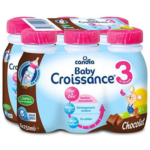 Candia - Lait de croissance chocolat 6x25cl de 10 mois à 3 ans -  Supermarchés Match