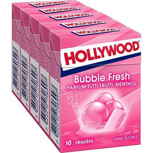 Hollywood - Chewing-gum bubble fresh tutti frutti x5 - Supermarchés Match