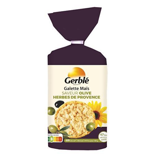 Gerblé - Galette de maïs saveur olive & herbes provences - Supermarchés  Match