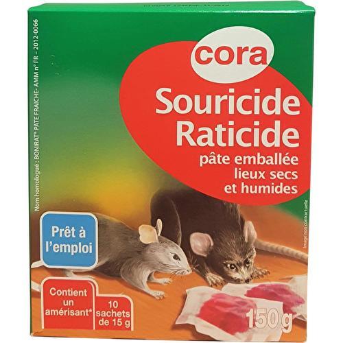 Raticide Souricide, boîte 12 pâtes prêtes à l'emploi