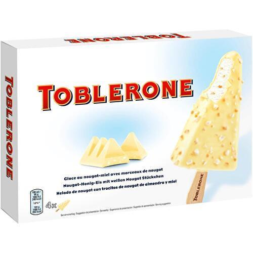La glace Toblerone au chocolat blanc débarque en France - Biba