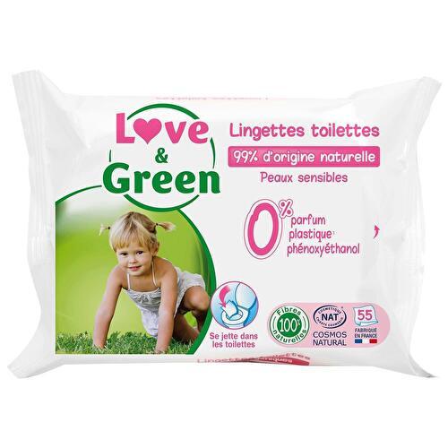 Love & Green - Lingettes toilettes - Supermarchés Match