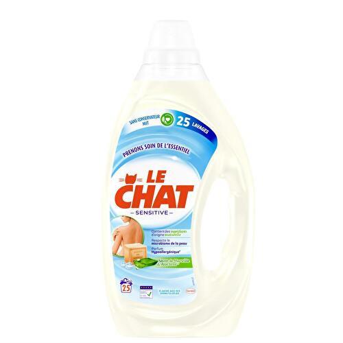 Le chat - Lessive liquide sensitive x25 lavages - Supermarchés Match