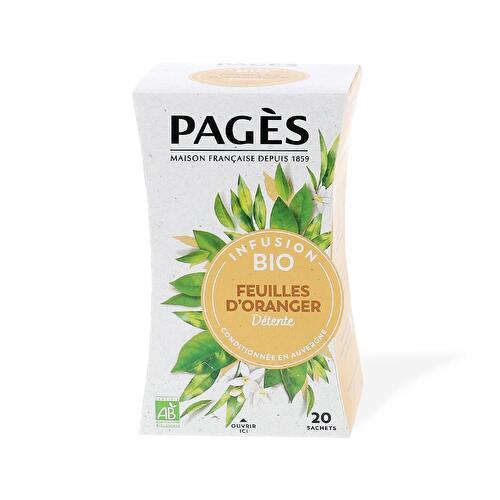 Pagès - Pages infusion bio feuille d'oranger sauvage relaxation x20s -  Supermarchés Match
