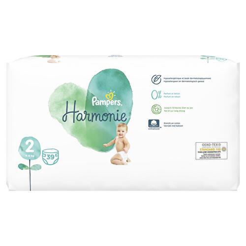 Pampers - Couches Harmonie taille 2 x39 - Supermarchés Match