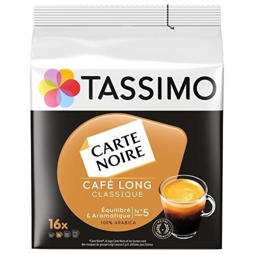 Carte noire Tassimo - Dosettes café long classique x16 - Supermarchés Match
