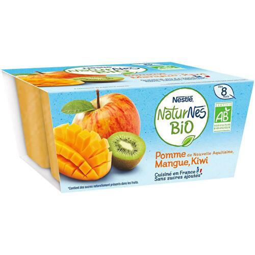 Dessert bio végétal Mangue Kiwi P'tit Brassé
