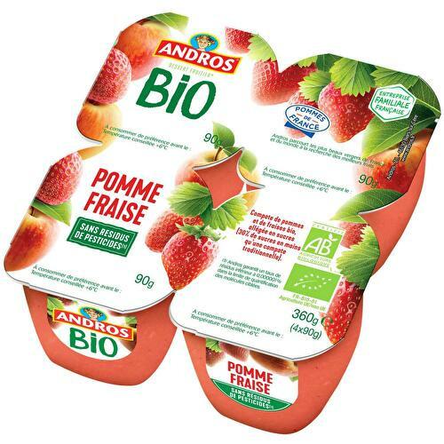 Dessert fruitier Pomme Bio – Andros