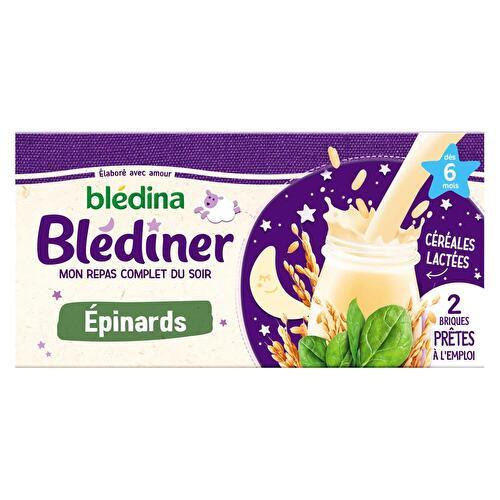 Plat bébé soir dès 15 mois crème de légumes epices et pâtes coquille  Blédiner BLEDINA