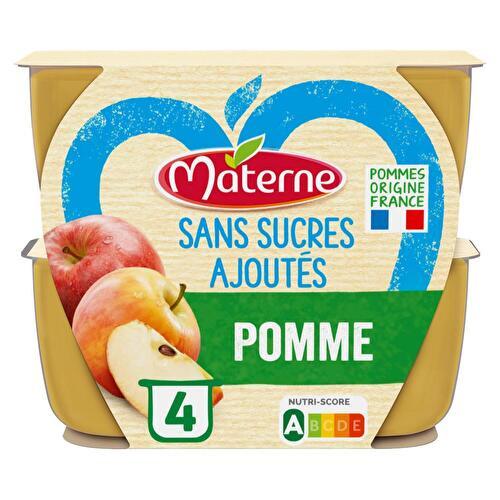 Materne - Sans sucres ajoutés Compote pomme pêche - Supermarchés Match