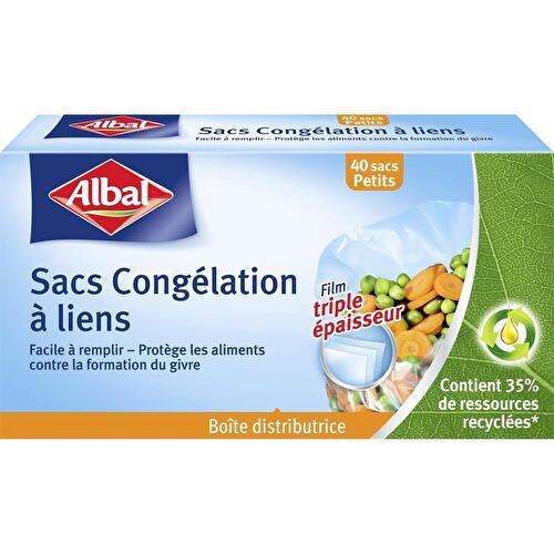 Albal - Sac congélation à lien petit modèle 1l x40 - Supermarchés Match