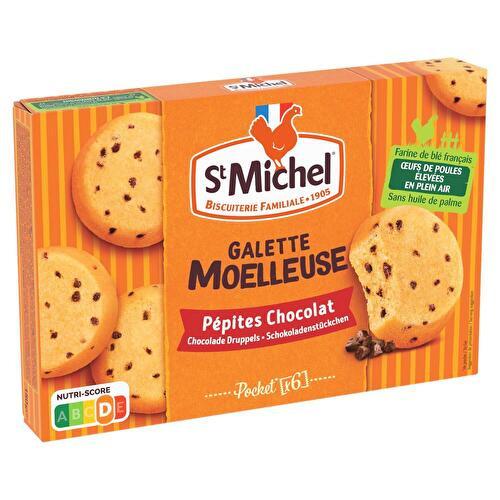 Galettes Saint-Michel aux pépites de chocolat - St Michel - 130 g