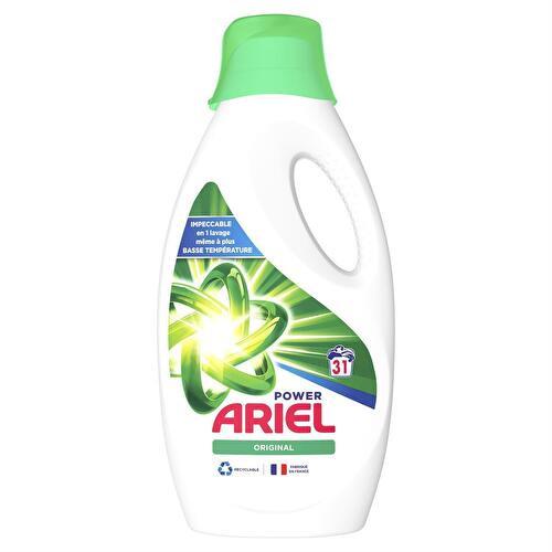 Ariel - 4x31 Lavages Protection Des Fibres, Lessive Liquide Ariel