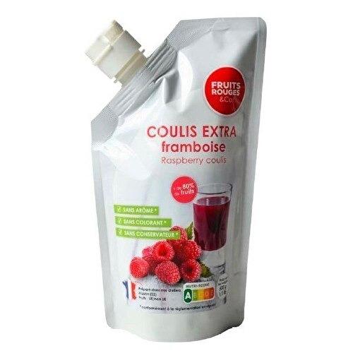 Coulis de framboise, U Saveurs (220 g)  La Belle Vie : Courses en Ligne -  Livraison à Domicile