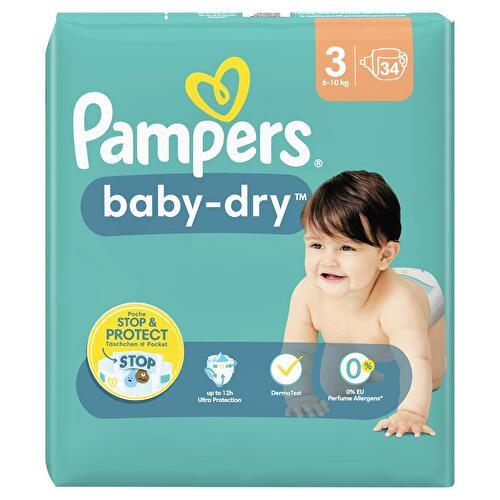 Pampers Baby-Dry Taille 3 - 102 Couches