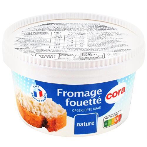 Cora Fromage Fouett Nature En Pot Supermarch S Match