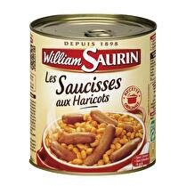 WILLIAM SAURIN Saucisses aux haricots 4/4