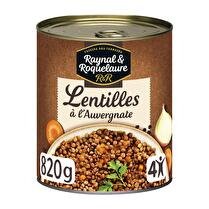 RAYNAL ET ROQUELAURE Lentilles cuisinées à l'Auvergnate 4/4