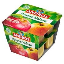 ANDROS Compote pomme nature 8x100g