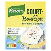KNORR Court-bouillon fines herbes & vin blanc x 9