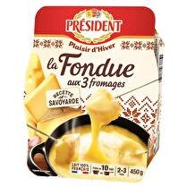 PRÉSIDENT Fondue aux 3 fromages