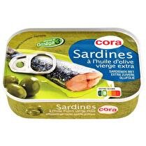 CORA Sardines à l'huile d'olive