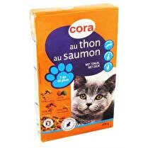 CORA Croquettes pour chat au thon et au saumon