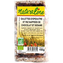 NATURALINE Galette de riz cacaco & séame BIO